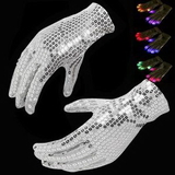 Custom Sequined Led Gloves