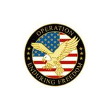 Custom United States Enduring Freedom Pin (1
