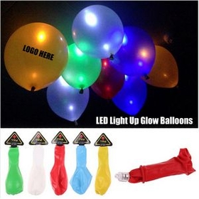 Custom LED Flashing Balloon, 12" D