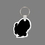 Custom Key Ring & Punch Tag - Turkey (Silhouette, Left) Tag, Price/piece