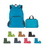 Custom Foldable Nylon Backpack, 17" L x 12" W x 6" H, Price/piece