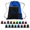 Custom Sporty Drawstring Backpack with Large Front Pocket and Mesh, 14" W x 18" H, Price/piece