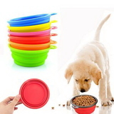 Custom Collapsible Silicone Pet Bowl, 5