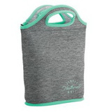 Custom Venti Heathered Jersey Knit-Neoprene Lunch Bag, 10