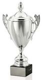 Custom Silver Super Achievement Trophy (14 3/4