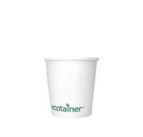4 Oz. Compostable Paper Cup (Blank), 2.25" H X 2.375" Diameter
