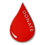 Blank Blood Donor Pin, 7/8" H x 9/16" W, Price/piece
