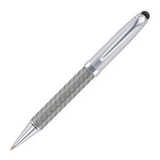 Custom Mayfair Carbon Fiber Pen/Stylus - Silver