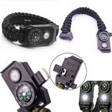 Custom Multifunction Paracord Survival Bracelets With Emergency LED Light, 9 8/10