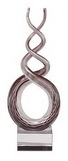 Custom Intricate Twists Inspired Art Glass Award - 12 1/2