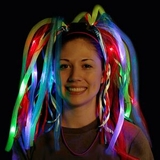 Blank LED Rainbow Diva Dreads