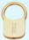 Custom Solid Brass Gold Plated Key Ring (Engraved), Price/piece