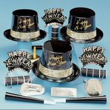 Blank Golden Fantasy New Years Party Kit For 50