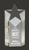Custom Star Prism Crystal Star Tower Award S, 8