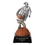 Custom 7" Basketball Trophy w/Female Figure, Price/piece