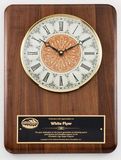 Blank Walnut Plaque w/ Vintage Series Quartz Clock (11