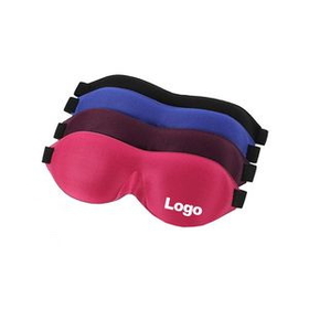 Custom Comfortable And Lightweight Adjustable 3D Contoured Sleeping Eye Mask, 9 1/4" L x 3 7/20" W