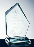 Custom 114-G8401M  - Summit Award-Jade Glass