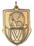 Custom 100 Series Stock Medal (Archery) Gold, Silver, Bronze