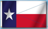 Blank 5'x8' Texas Applique Flags