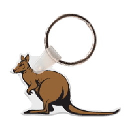Custom Kangaroo Animal Key Tag