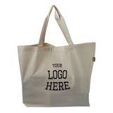 Custom Organic Jumbo Tote Bag, 20