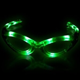 Custom Light Up Jade Green Flashing Glasses