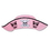 Adult Pink Felt Pirate Hat w/ Custom Direct Screen Print, Price/piece