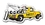 Custom TuffMag Stock 30 Mil Tow Truck Magnet, 4.75" W x 2.25" H x 30 Thick, Price/piece