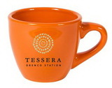 Custom 3.5 oz. Espresso Mug Tangerine Orange