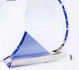 Custom Blue Crystal Sunbow Award (7