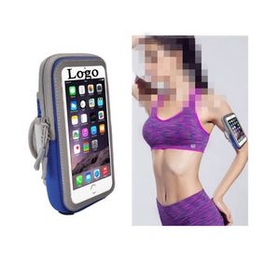 Custom Water Resistant Touch Screen Cell Phone Sports Armband, 7.28" L x 4.33" W