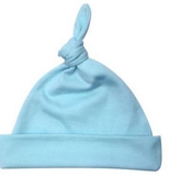 Custom The Laughing Giraffe® Blue Baby Knotted Beanie