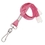 Custom 5/8" Pink Awareness Ribbon Lanyard - Break-Away, Price/piece