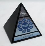 Custom Small Pyramid Paperweight