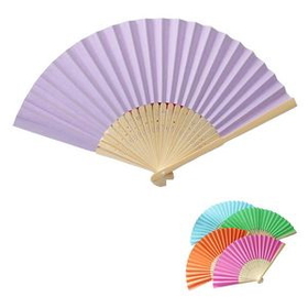 Custom Oriental Art Folding Fans, 8 1/4" L x 15" D
