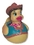 Custom Cowgirl Rubber Duck, 3 1/2" L X 3" W X 3 1/2" H, Price/piece