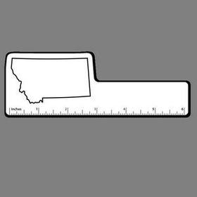 Custom Montana State 6 Inch Ruler