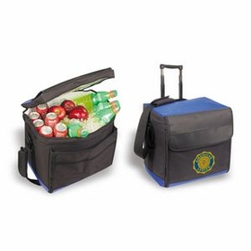Custom Cooler Bag, Compressible Rolling Cooler, 16" L x 16" W x 11" H