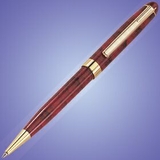 Custom Lacquered Marbleized Twist Action Pen (Screened)