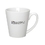 Custom 10 Oz. White Small Caf&#252 Mug, 3 7/8" H x 3 5/8" Diameter x 2 1/2" Diameter, Price/piece