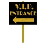 Custom VIP Entrance Yard Sign, 12