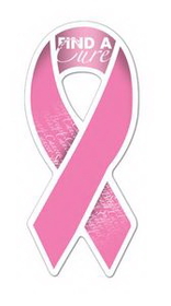 Custom Breast Cancer Awareness Magnet - 29.1-31 Sq. In. (30 MM Thick)