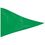 Custom Green Day-Glo Plasti-Cloth Unmounted Real Estate Flag Pennant, Price/piece
