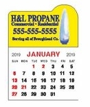 Custom Adhesive Calendar Pad w/ 1 Month View