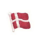 Custom International Collection Embroidered Applique - Flag of Denmark