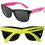 Custom Neon Sunglasses w/Black Frame, Price/piece