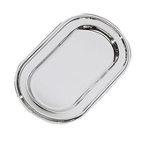 Custom Silver Plated Classic Oval Tray