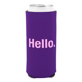 Custom Eco Friendly Large 24 Oz. Collapsible Coolie (1 Color), 1/8" Thick