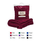 Custom 300g/sqm 100 percent Polyester silky smooth faux mink luxury blanket, 50